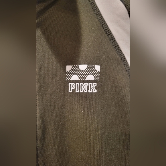 Victoria’s Secret-Pink ultimate olive green half zip - size small - Picture 5 of 8
